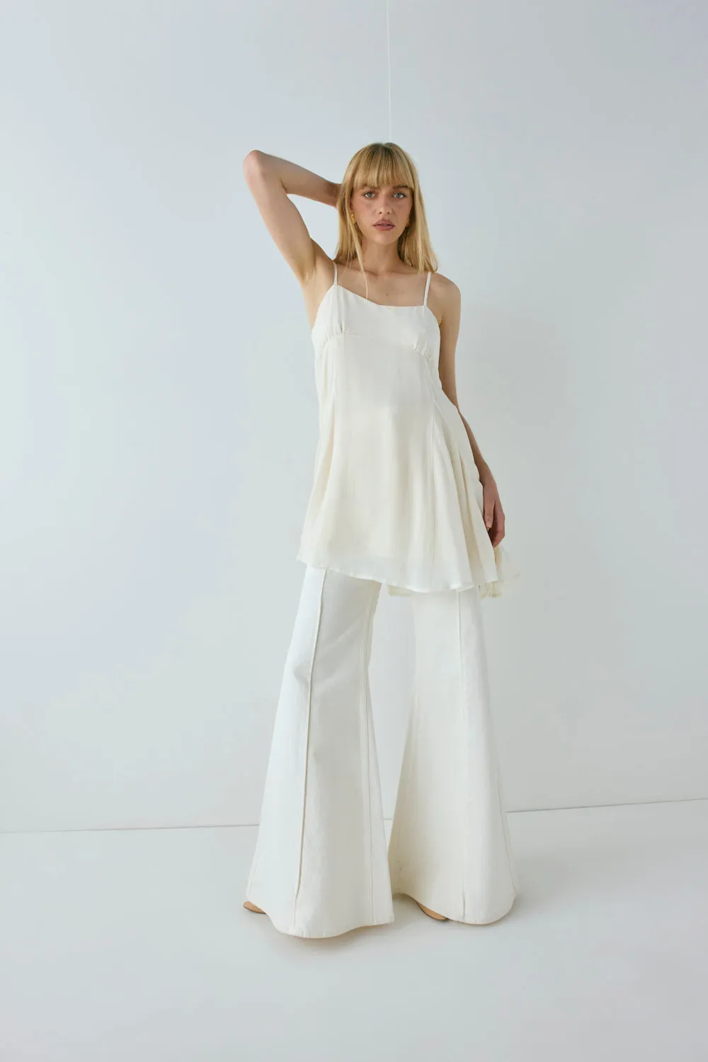 Laina Mini Dress Cream sold by Verge Girl product image thumbnail 3