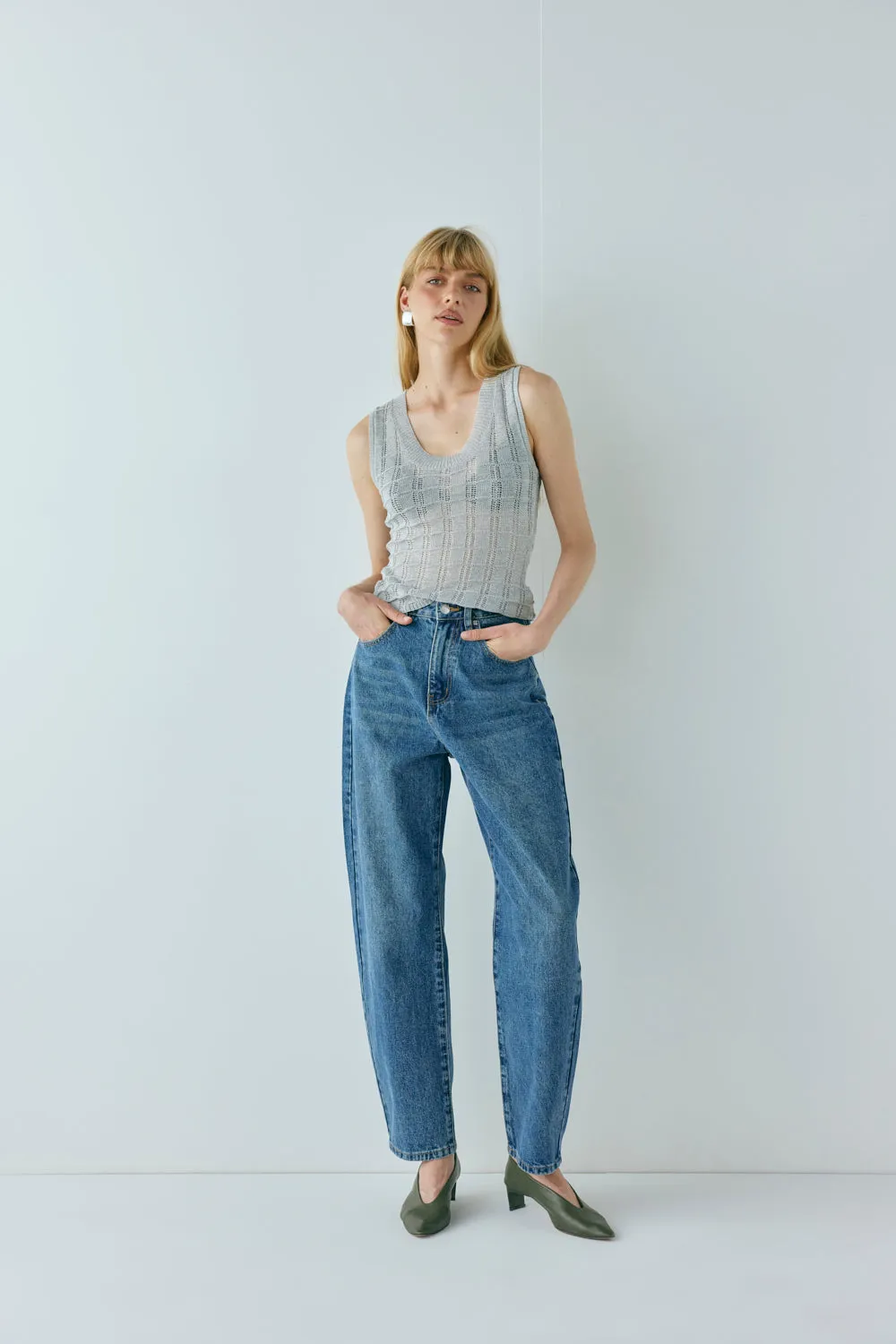 Mika Knit Top Silver sold by Verge Girl product image thumbnail 4