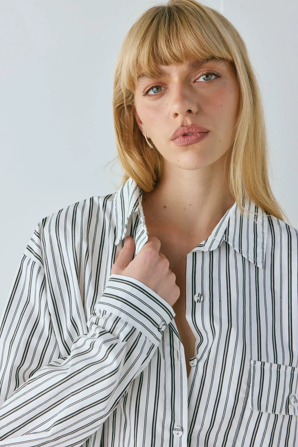 June Shirt Black Stripe sold by Verge Girl product image thumbnail 5