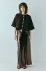 Devyn Sequin Midi Skirt Wine sold by Verge Girl