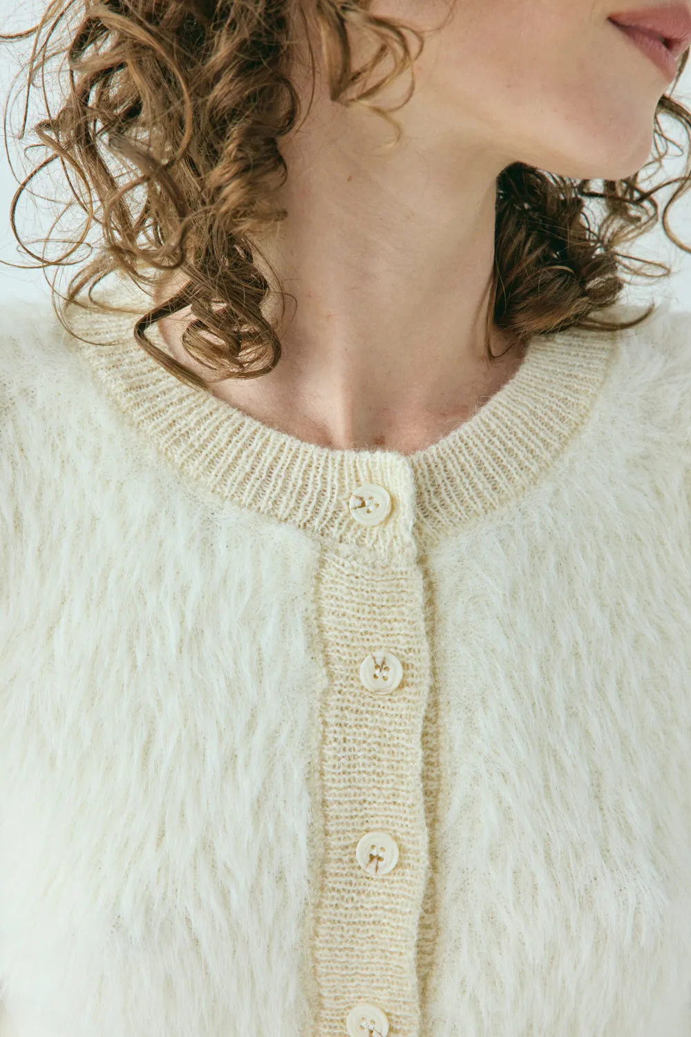 Tess Knit Top Cream sold by Verge Girl product image thumbnail 5
