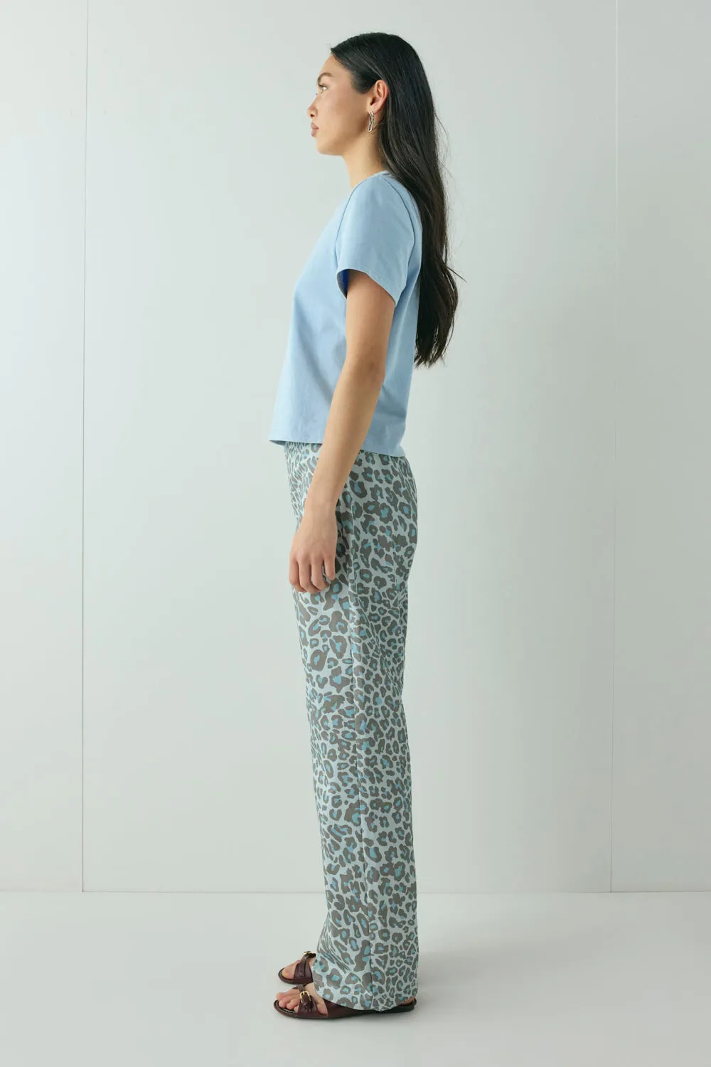 Rue Pants Blue Leopard sold by Verge Girl product image thumbnail 5