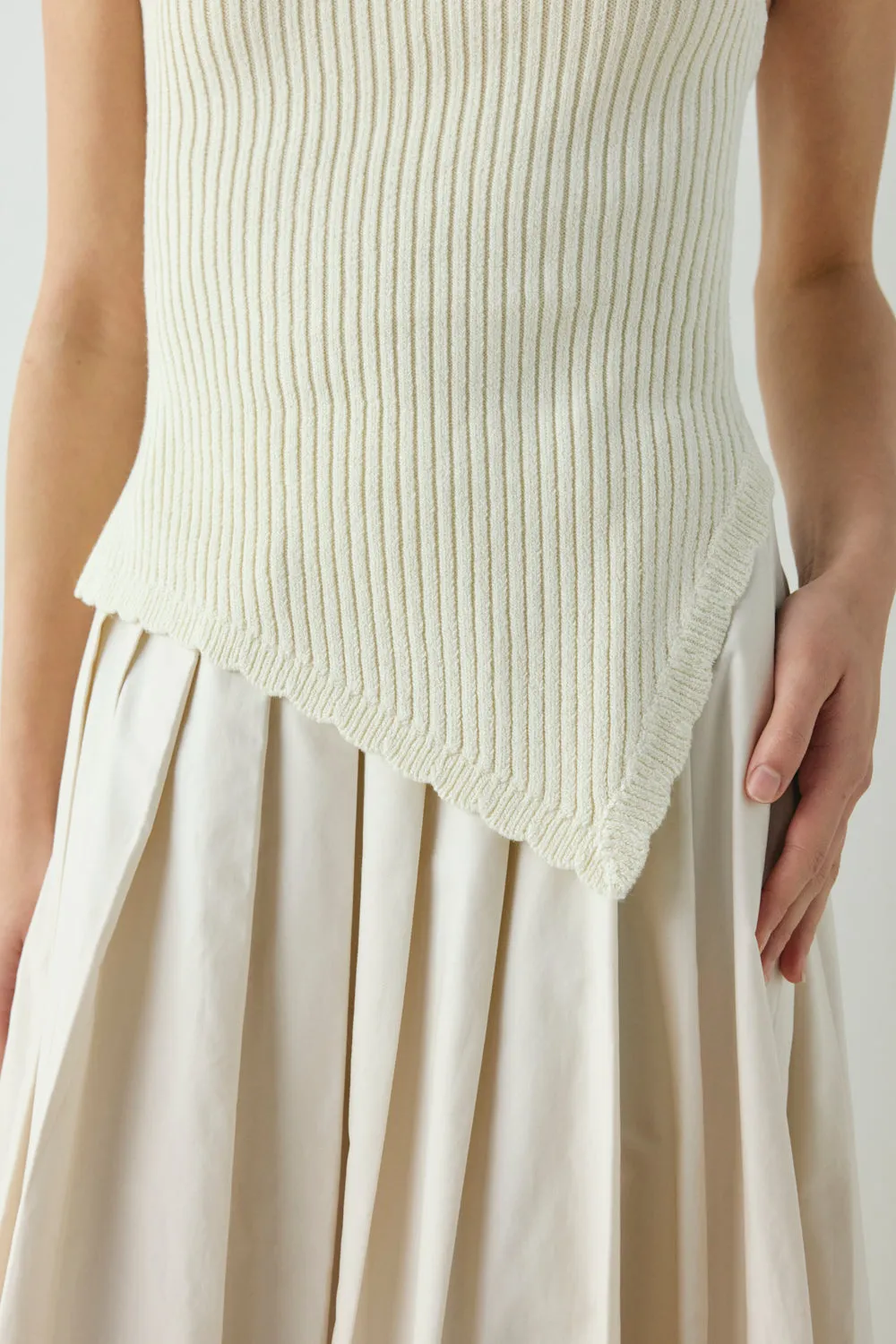 Joni Knit Top Cream sold by Verge Girl product image thumbnail 4