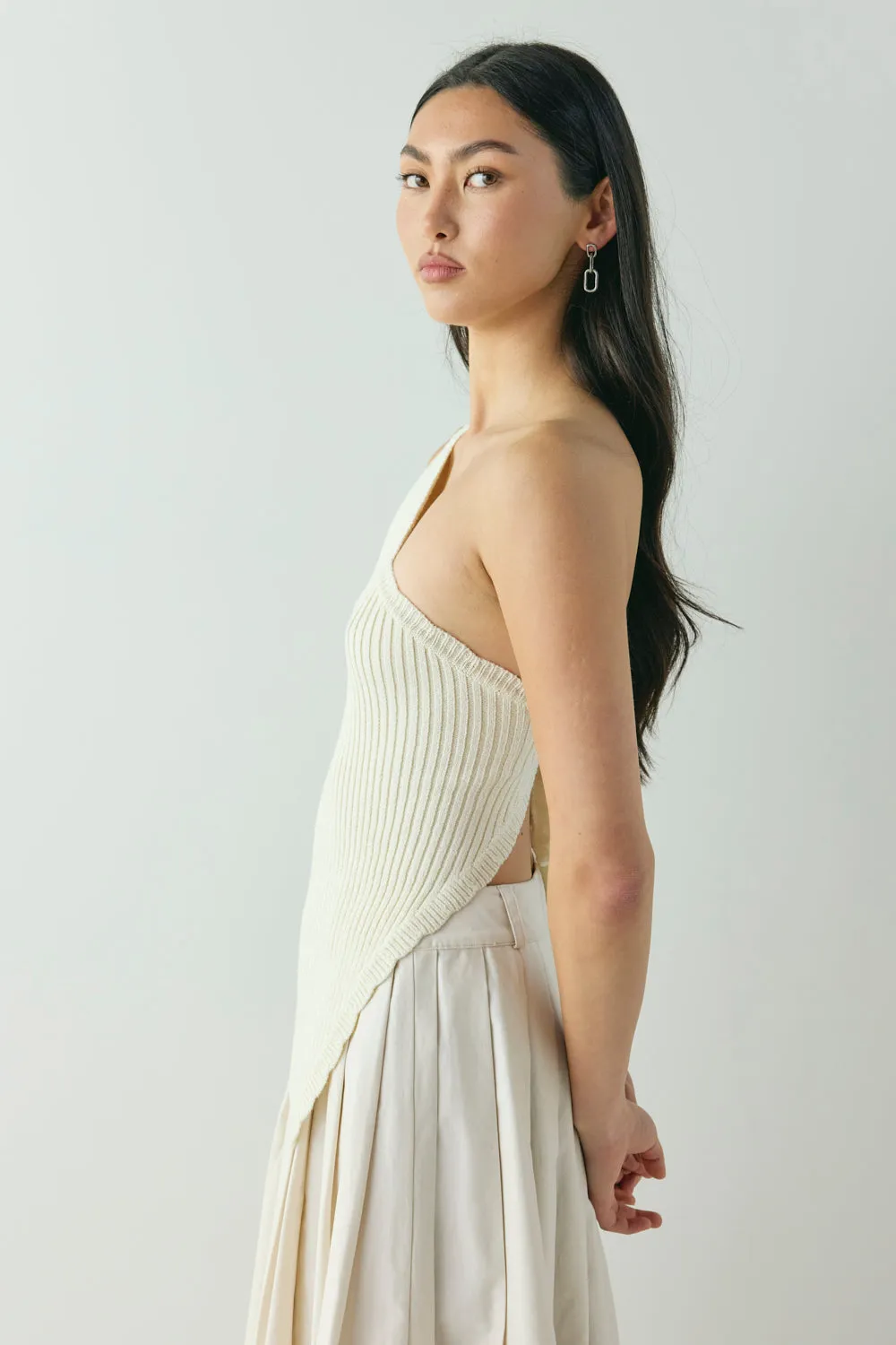 Joni Knit Top Cream sold by Verge Girl product image thumbnail 5