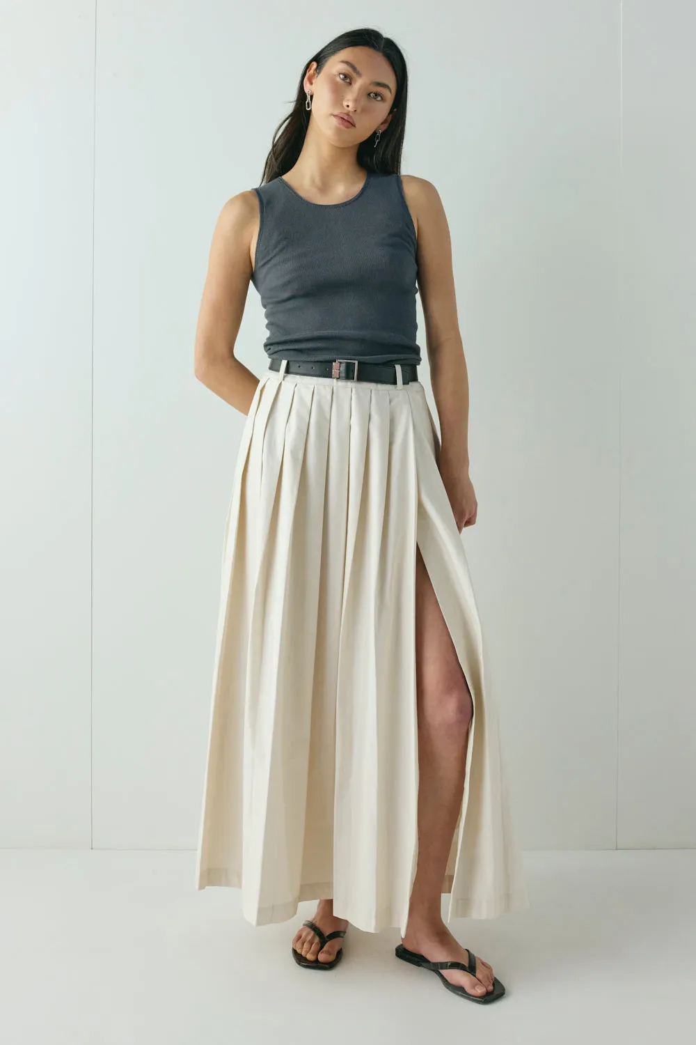 Delphi Maxi Skirt Cream sold by Verge Girl product image thumbnail 3