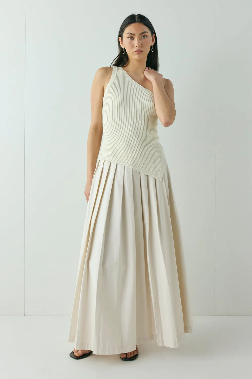 Delphi Maxi Skirt Cream sold by Verge Girl product image thumbnail 5