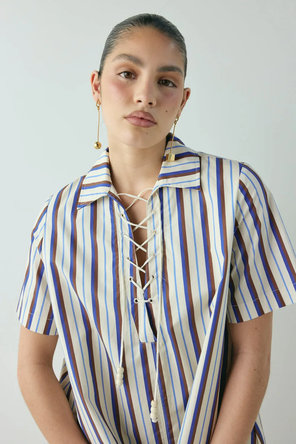 Zippora Mini Dress Stripe sold by Verge Girl product image thumbnail 2