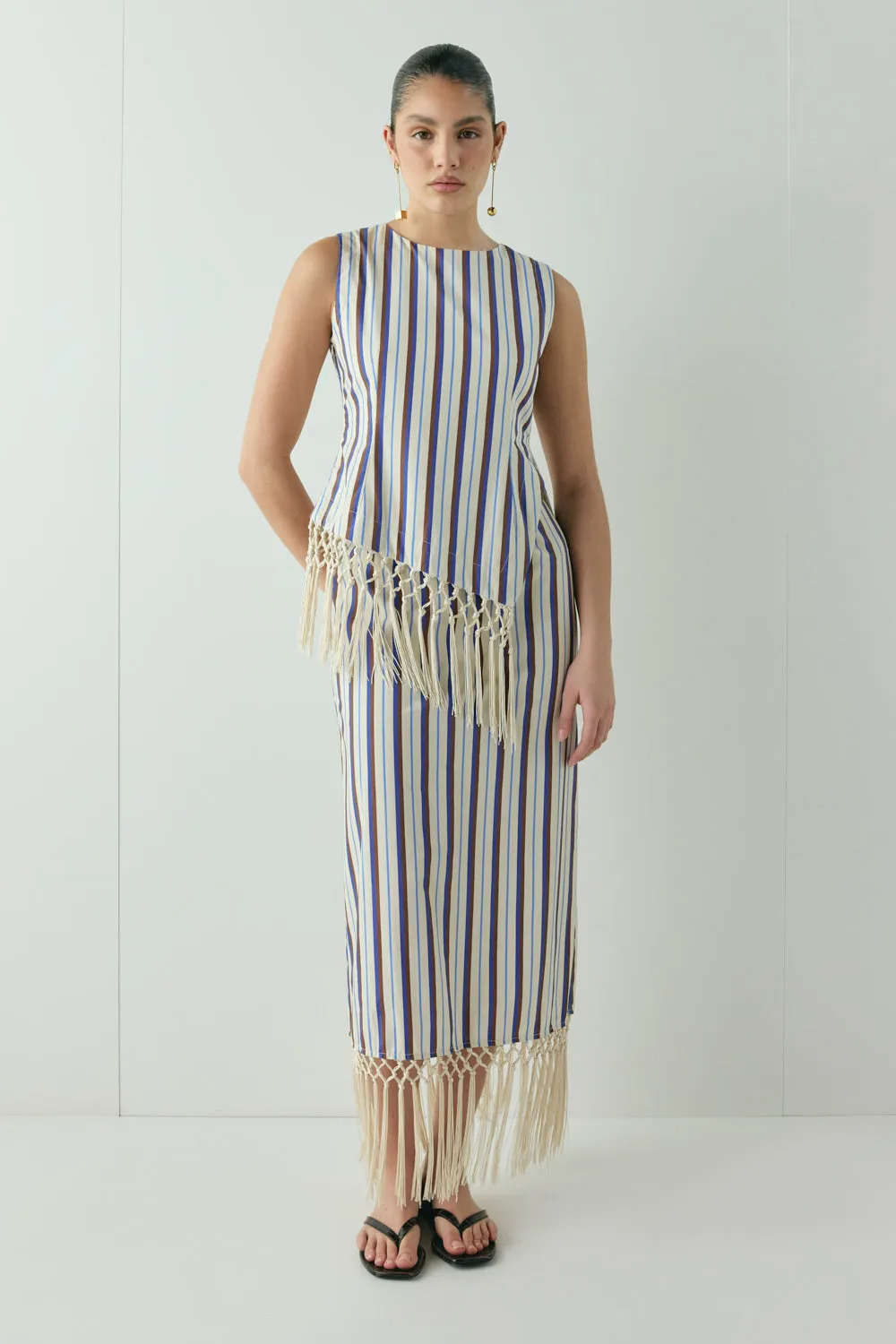 Billie Midi Skirt Stripe sold by Verge Girl product image thumbnail 4