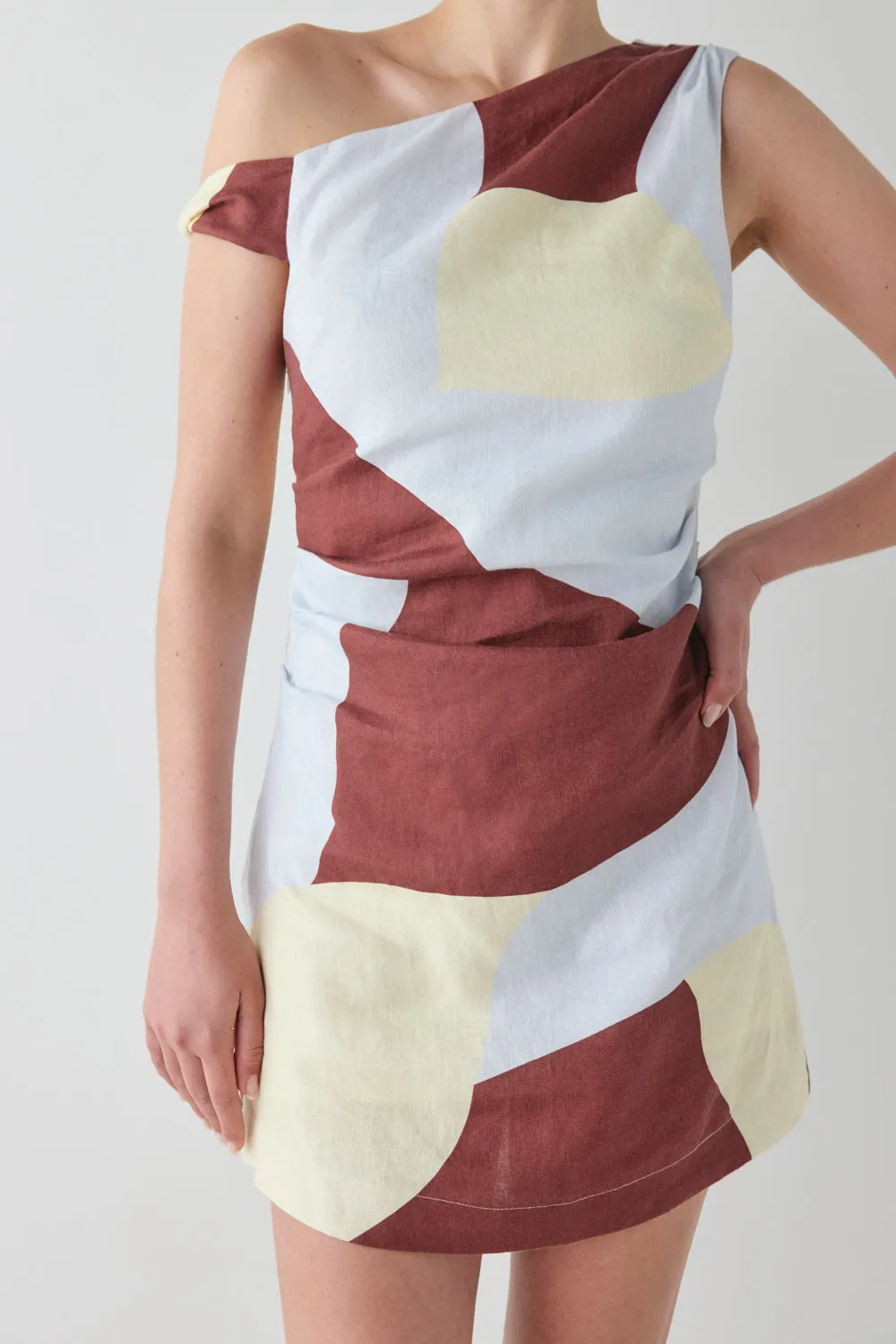 Milly Linen Mini Dress Muna sold by Verge Girl product image thumbnail 2