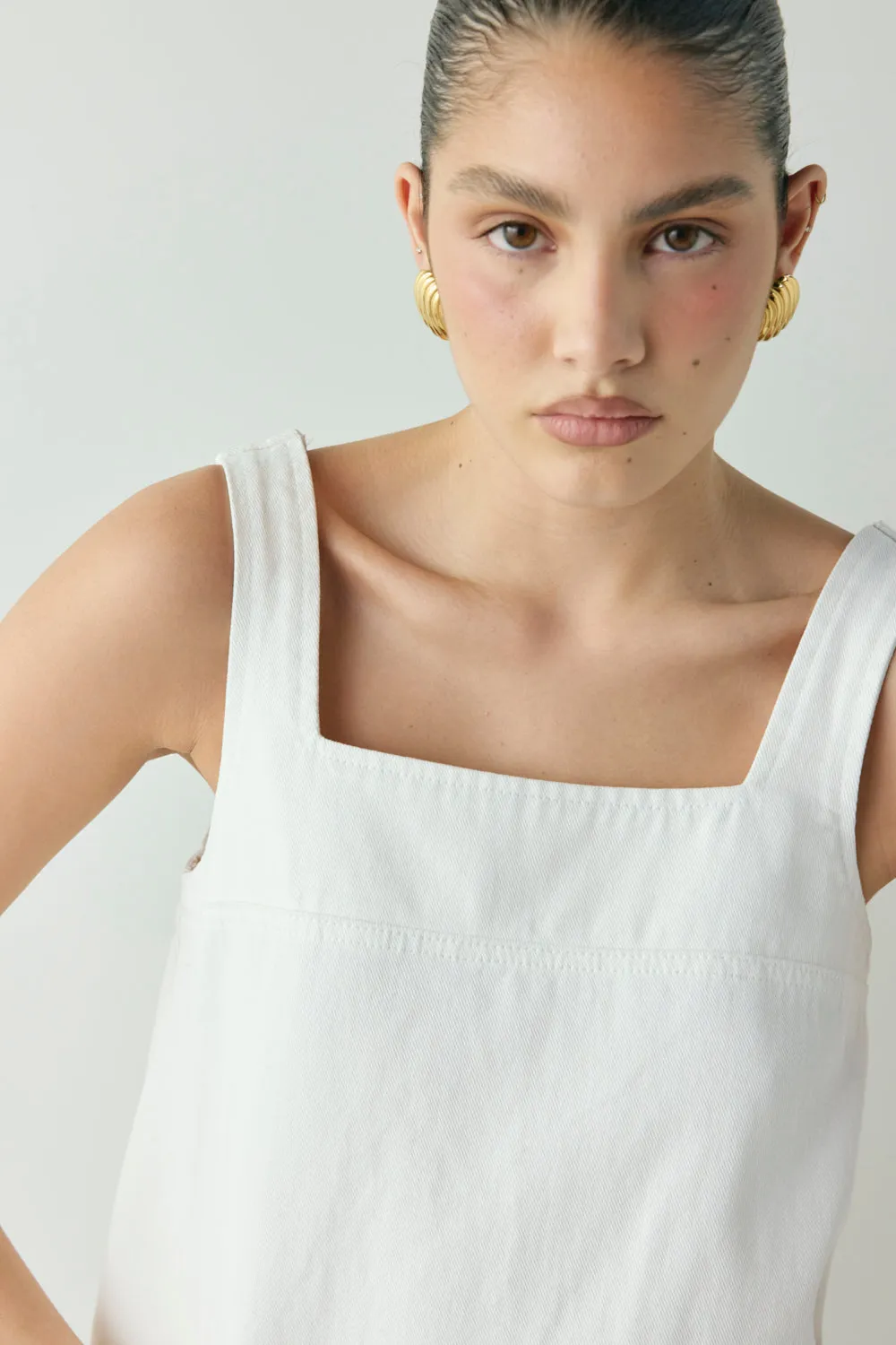 Amity Denim Midi Dress White sold by Verge Girl product image thumbnail 2