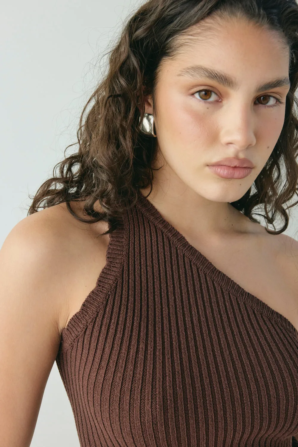 Joni Knit Top Chocolate sold by Verge Girl product image thumbnail 4