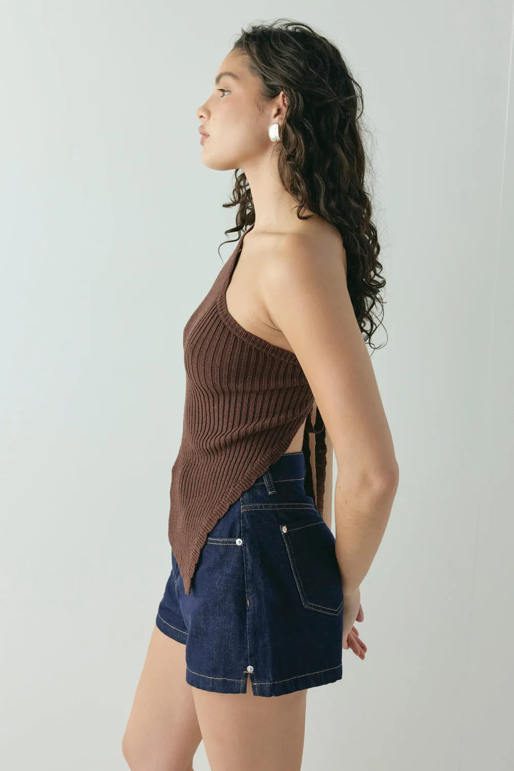 Joni Knit Top Chocolate sold by Verge Girl product image thumbnail 5