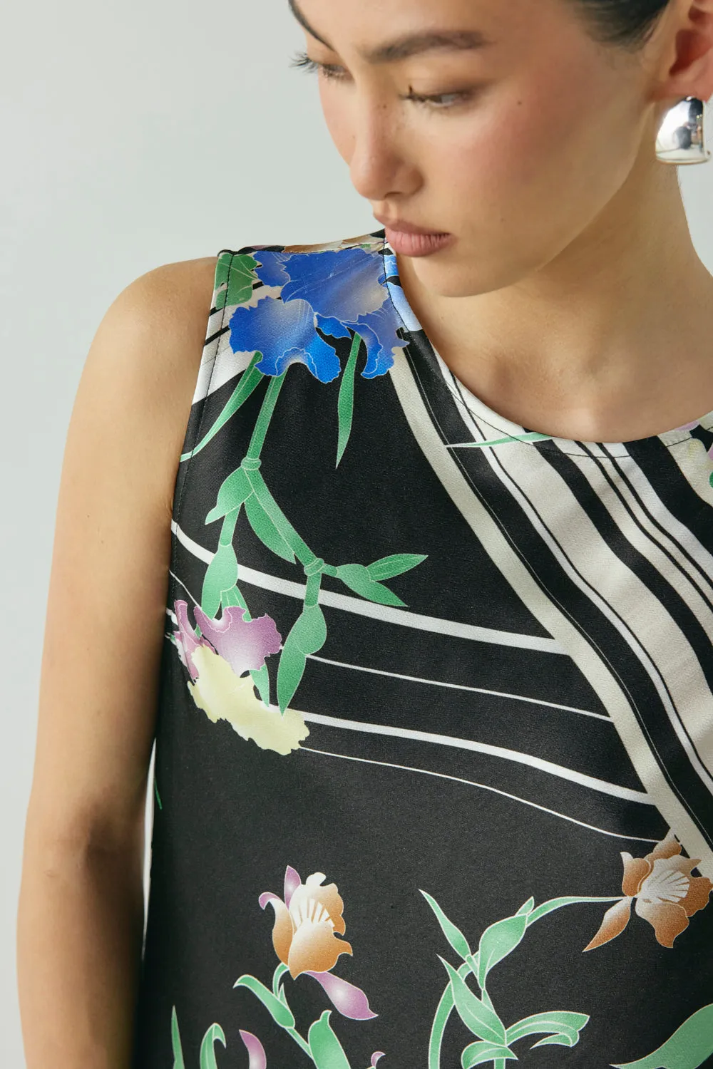 Axelle Satin Midi Dress Zari sold by Verge Girl product image thumbnail 2