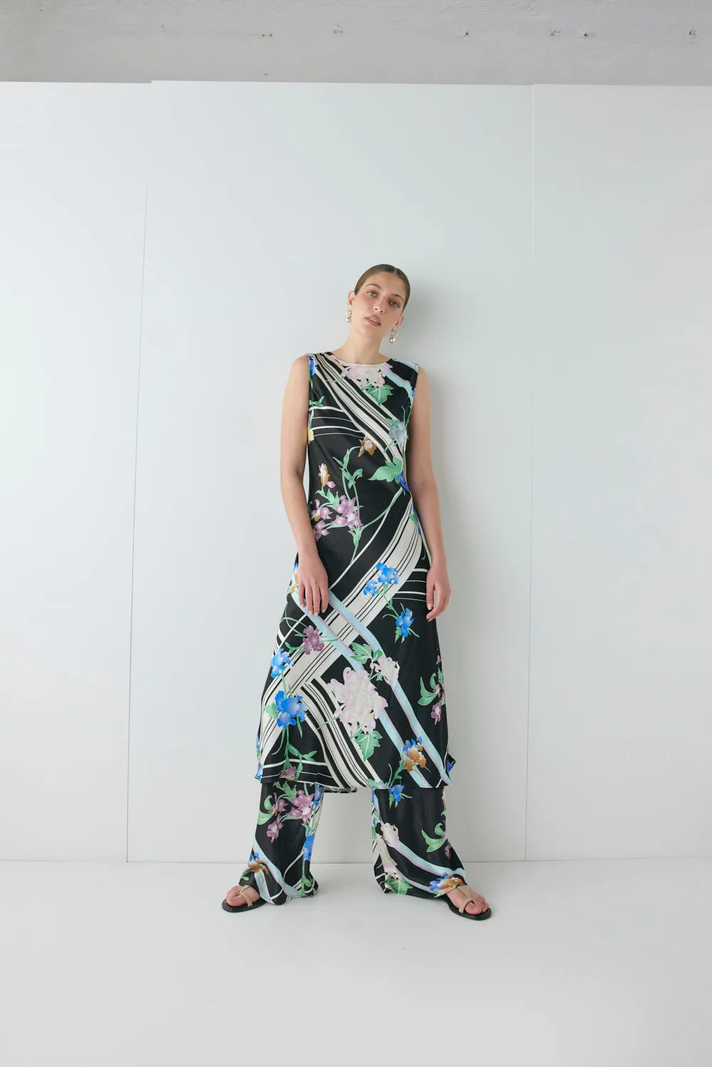 Axelle Satin Midi Dress Zari sold by Verge Girl product image thumbnail 4