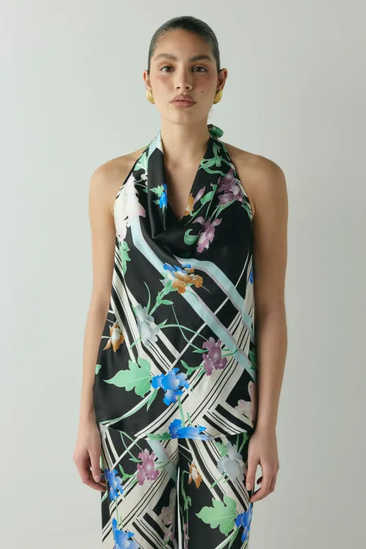 Phoenix Satin Top Zari sold by Verge Girl