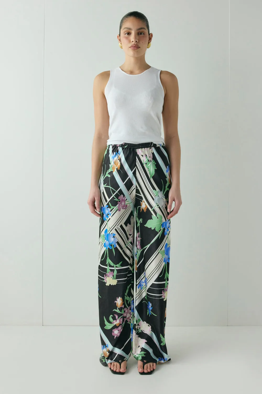 Remi Satin Pants Zari sold by Verge Girl product image thumbnail 2