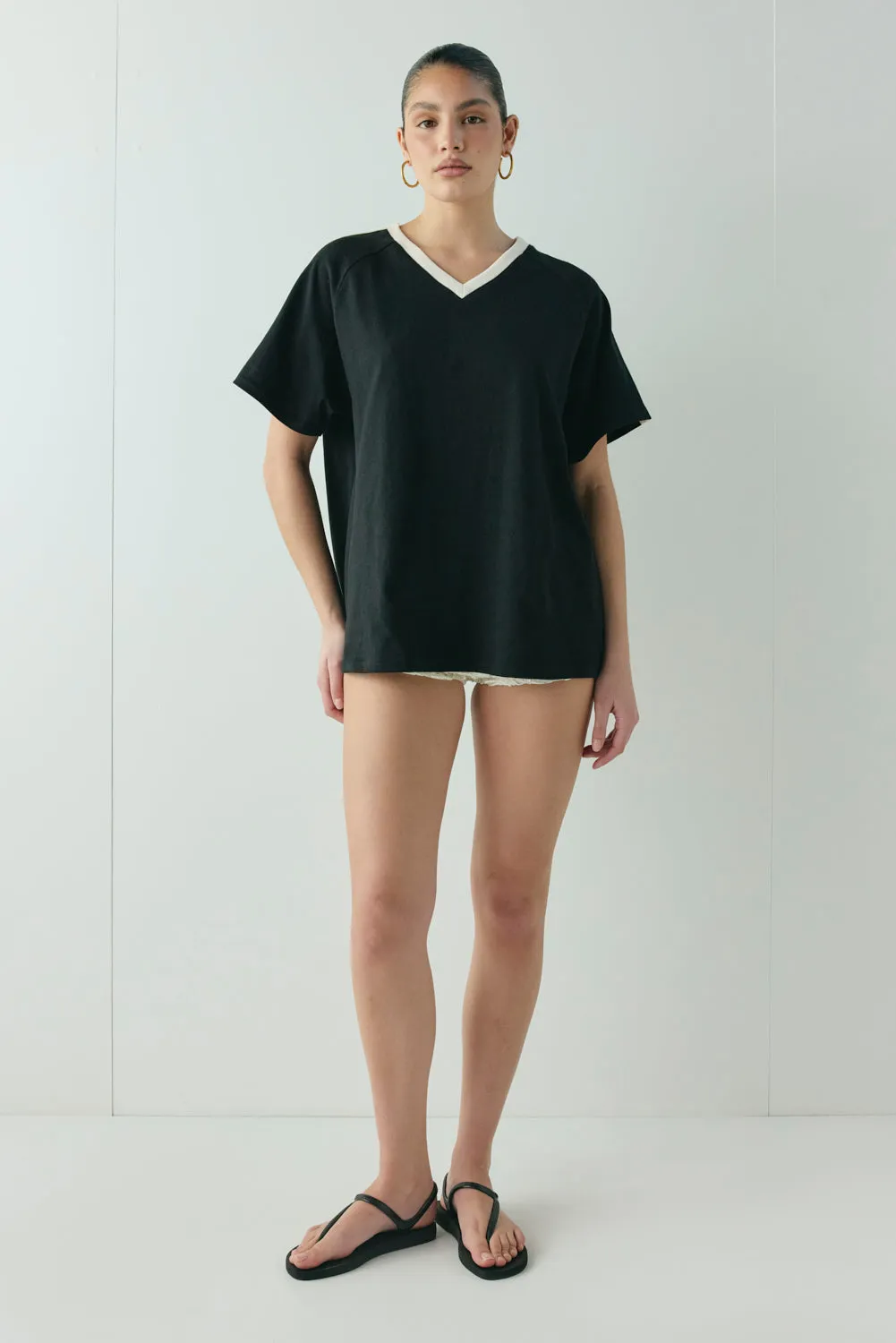 Marlo Tee Black sold by Verge Girl product image thumbnail 5