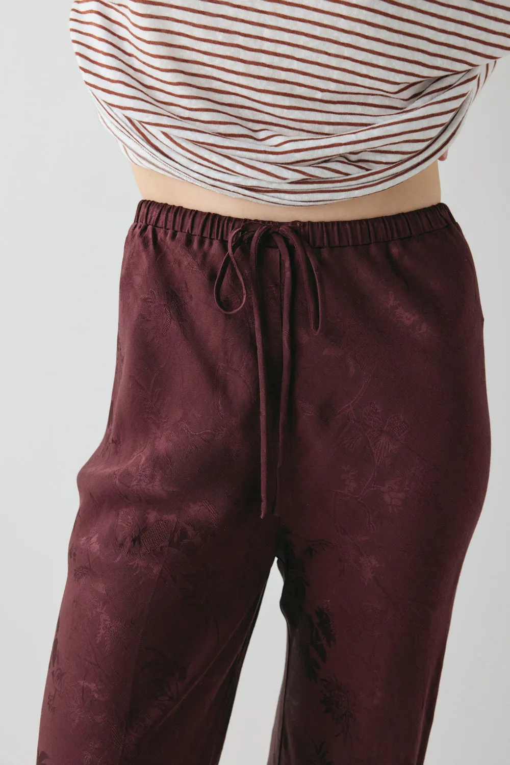Josefin Jacquard Pants Wine sold by Verge Girl product image thumbnail 3