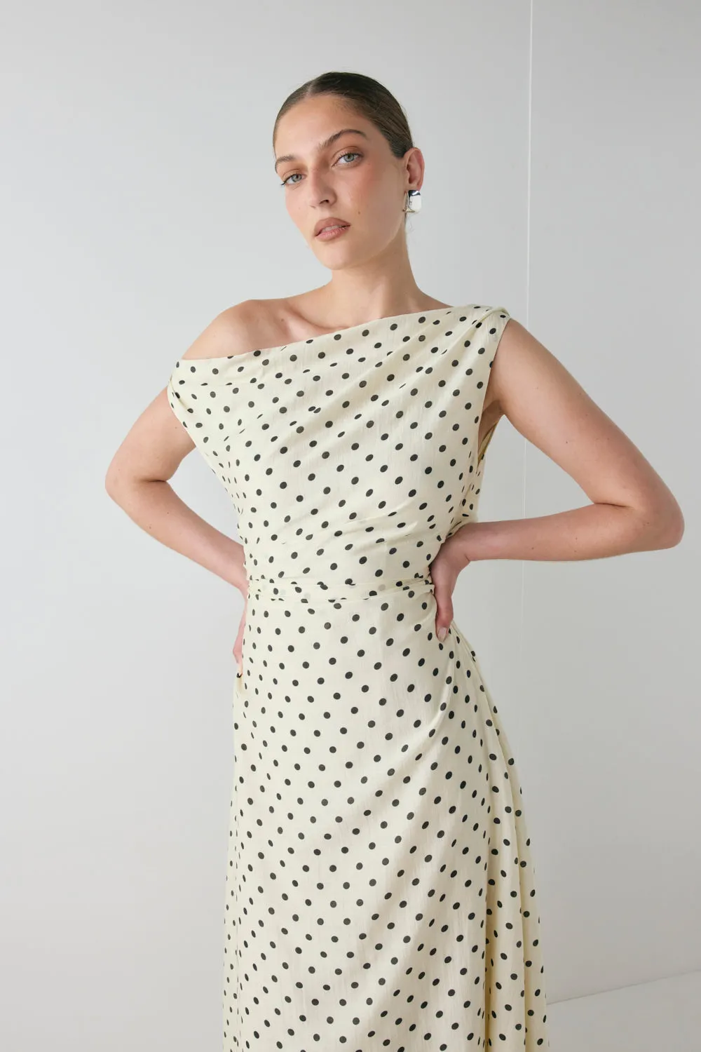 Yvonne Maxi Dress Polka Dot sold by Verge Girl product image thumbnail 3