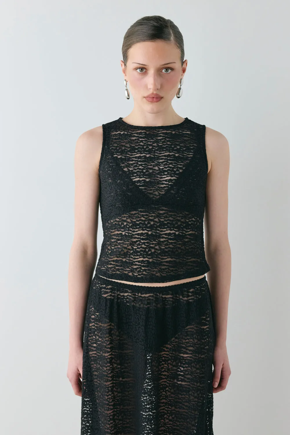 Alexis Lace Top Black sold by Verge Girl product image thumbnail 3