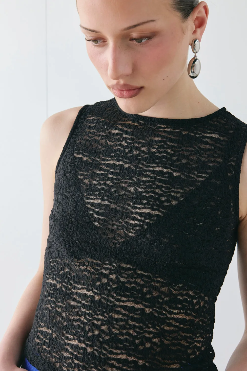 Alexis Lace Top Black sold by Verge Girl product image thumbnail 4