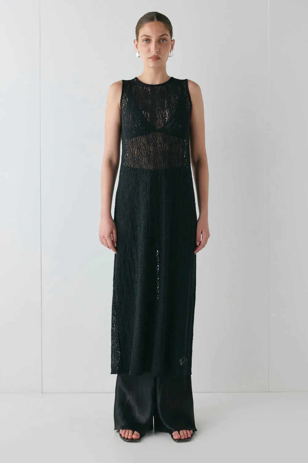 Estelle Lace Midi Dress Black sold by Verge Girl product image thumbnail 5