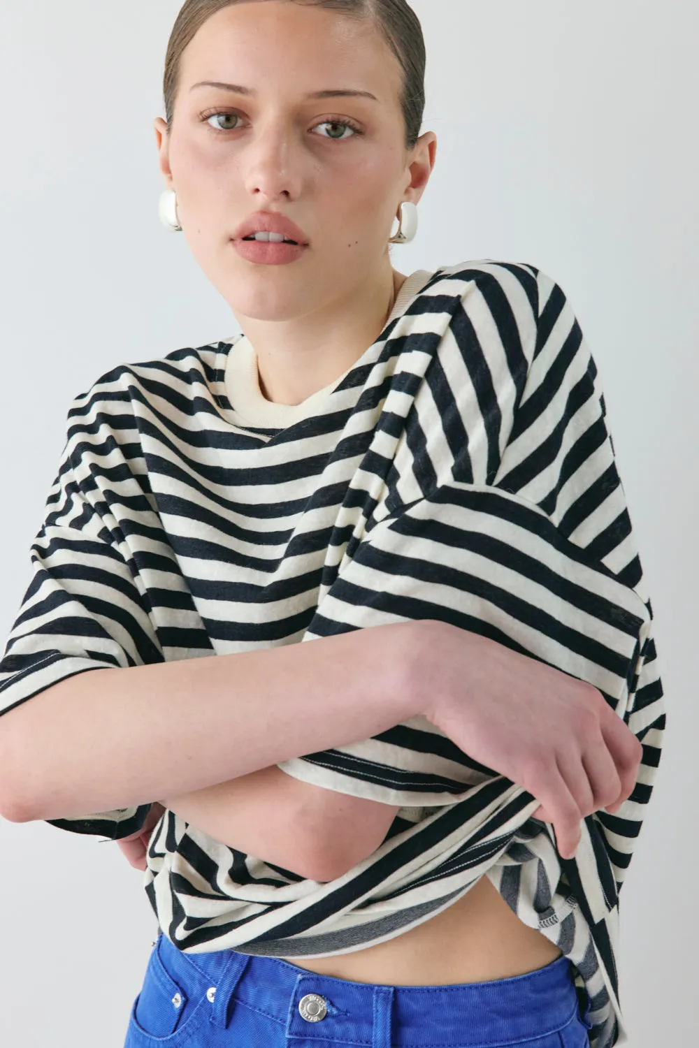 Willow Tee Black Stripe sold by Verge Girl product image thumbnail 3