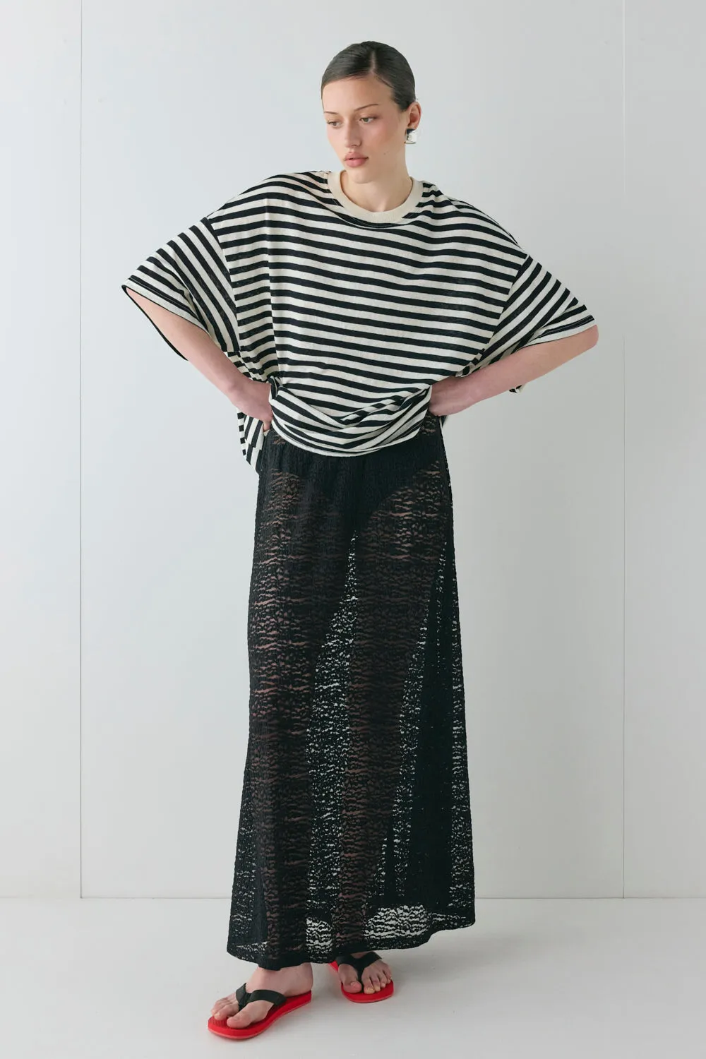 Willow Tee Black Stripe sold by Verge Girl product image thumbnail 4