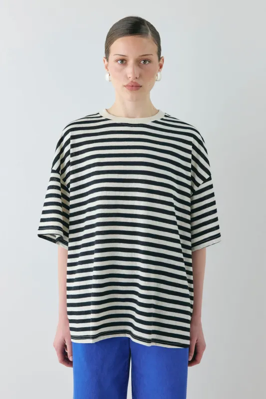 Willow Tee Black Stripe sold by Verge Girl