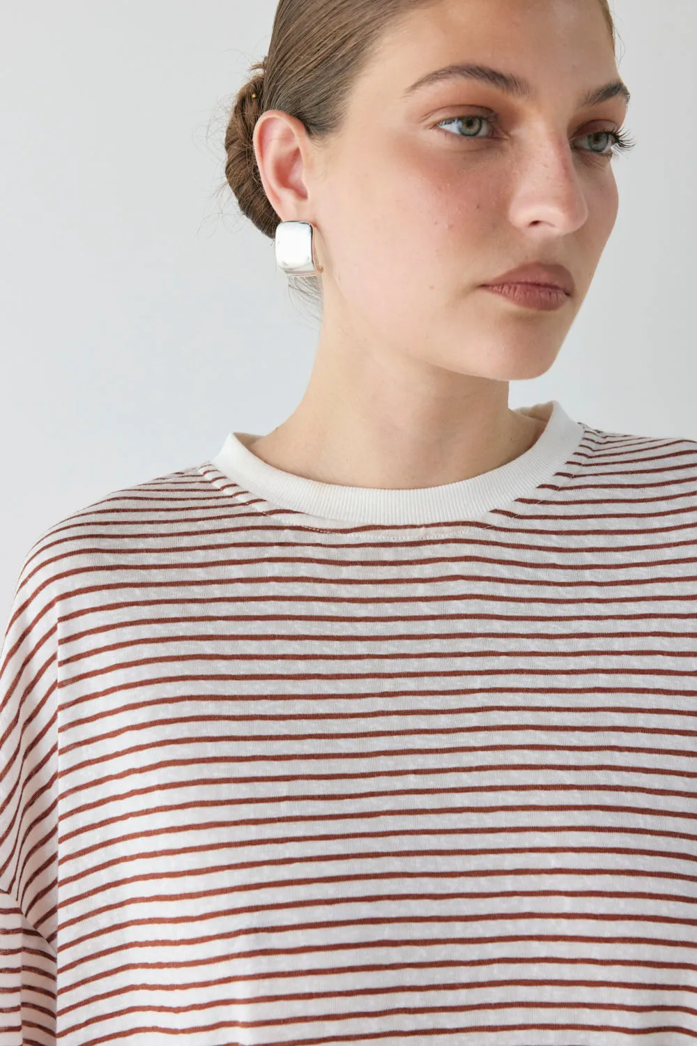 Willow Tee Brown Stripe sold by Verge Girl product image thumbnail 2
