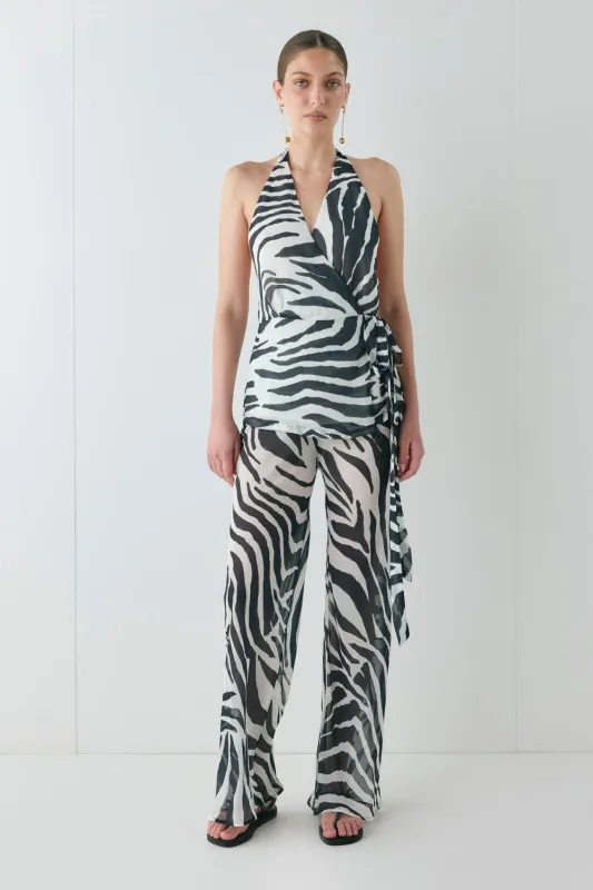 Prue Top Zebra sold by Verge Girl