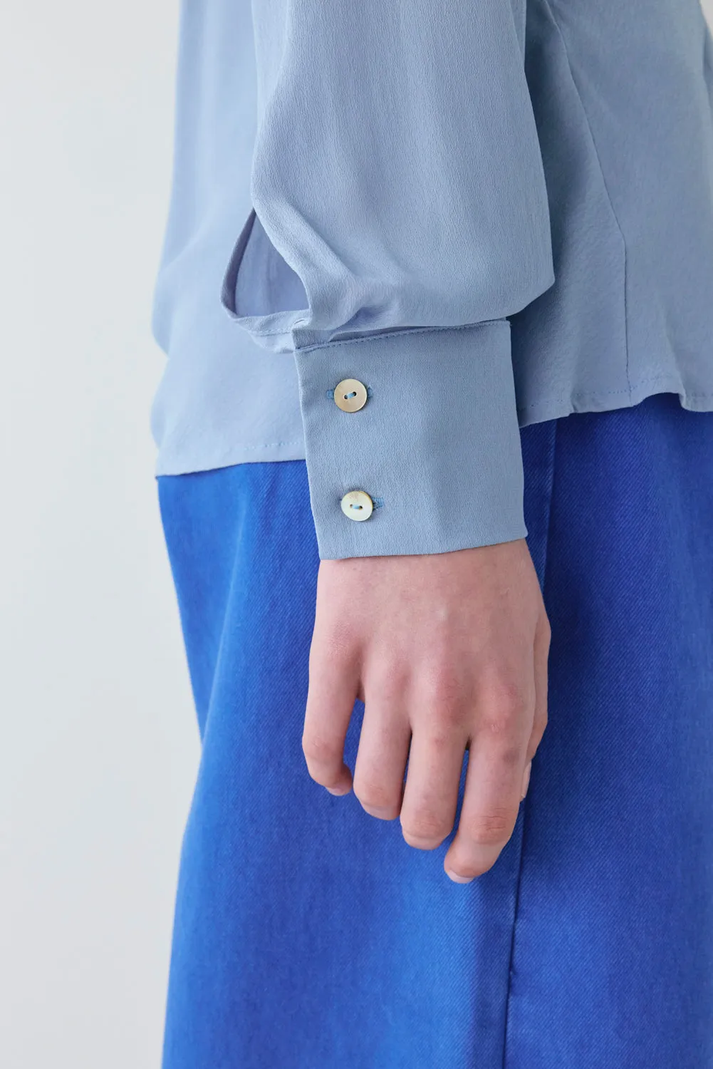 Mila Bias Shirt Sky sold by Verge Girl product image thumbnail 3