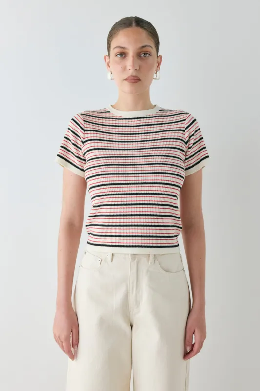Rio Knit Top Stripe sold by Verge Girl