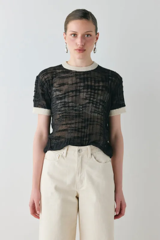 Elvi Knit Top Black sold by Verge Girl