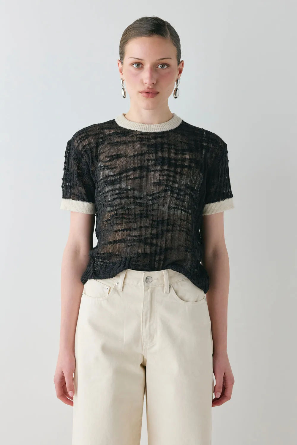 Elvi Knit Top Black sold by Verge Girl