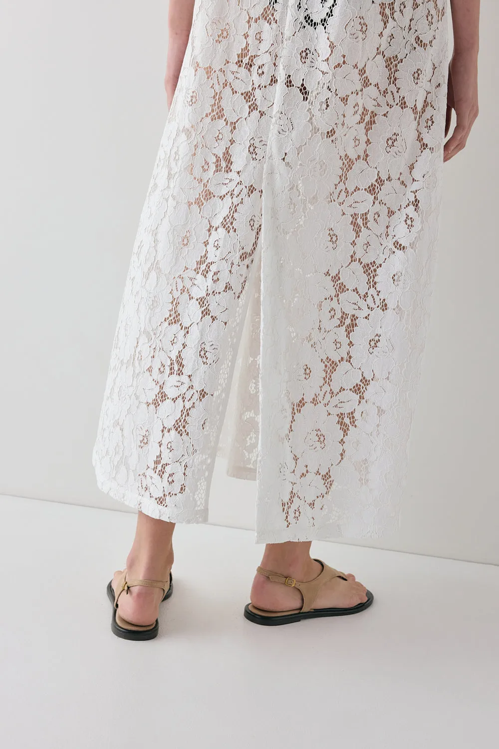 Maya Lace Midi Dress White sold by Verge Girl product image thumbnail 5
