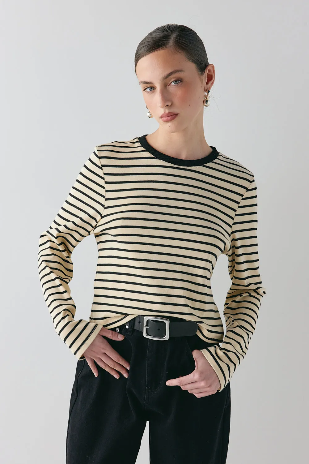 Max Top Black Stripe sold by Verge Girl product image thumbnail 4