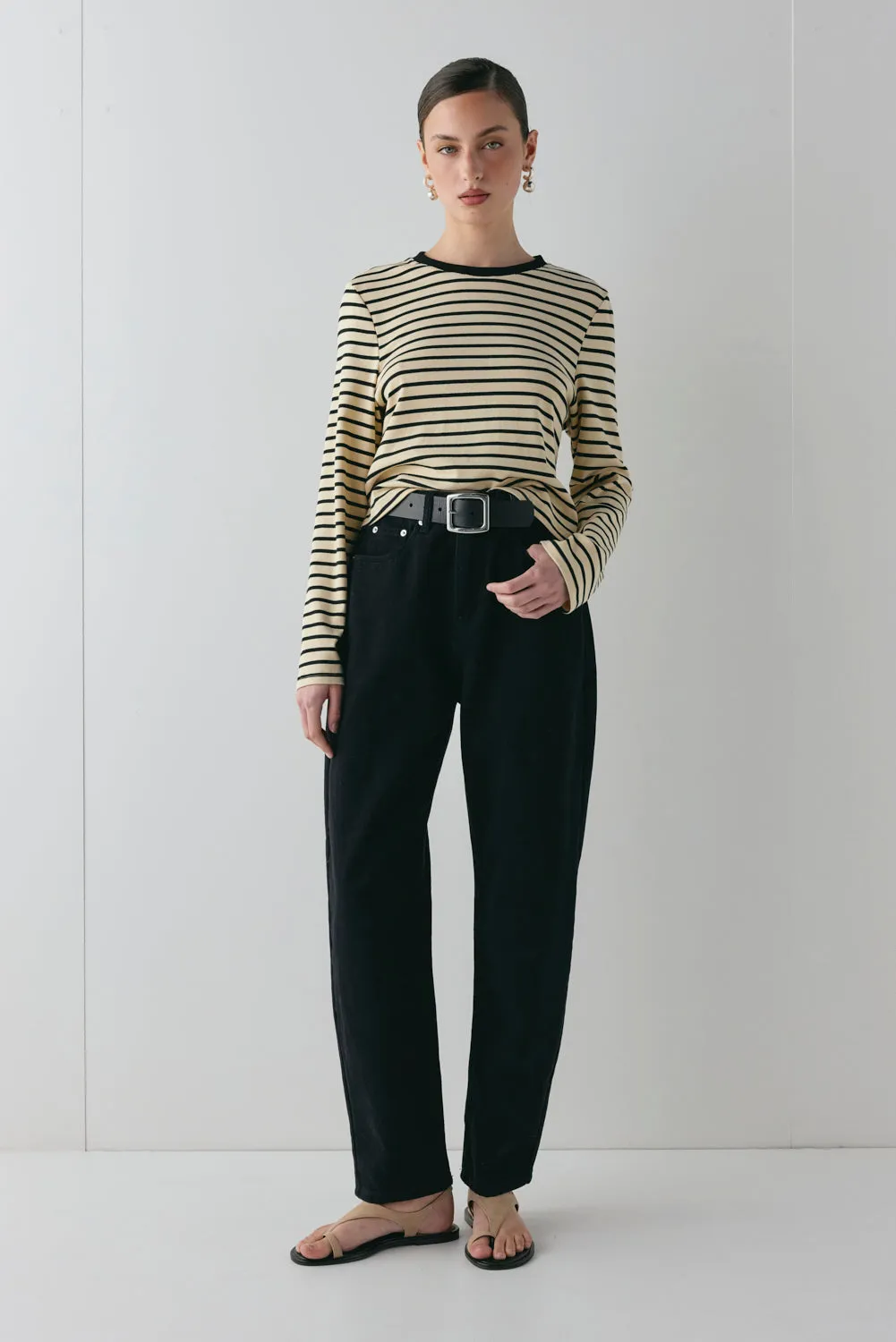 Max Top Black Stripe sold by Verge Girl product image thumbnail 2