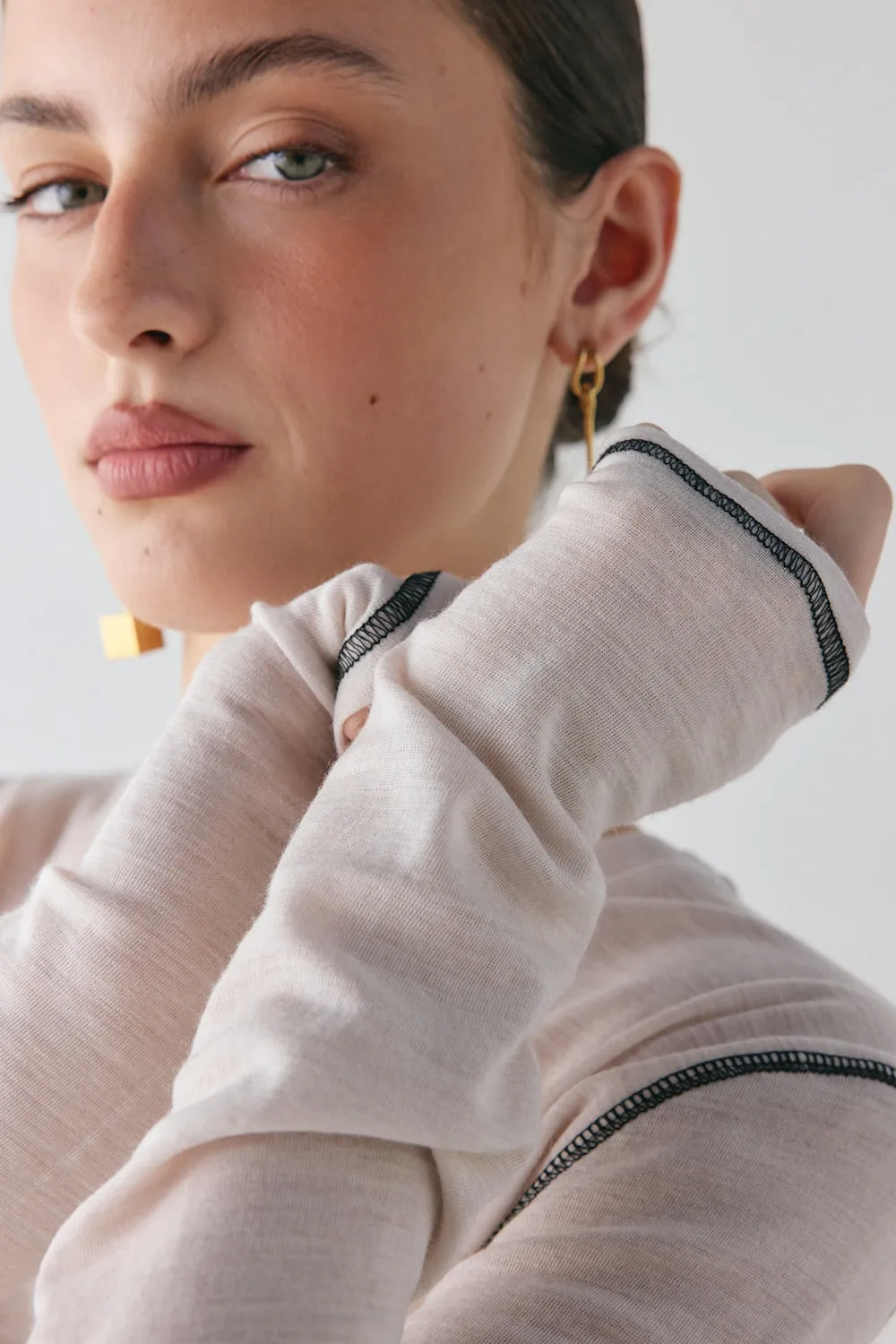 Anya Top Chalk sold by Verge Girl product image thumbnail 2