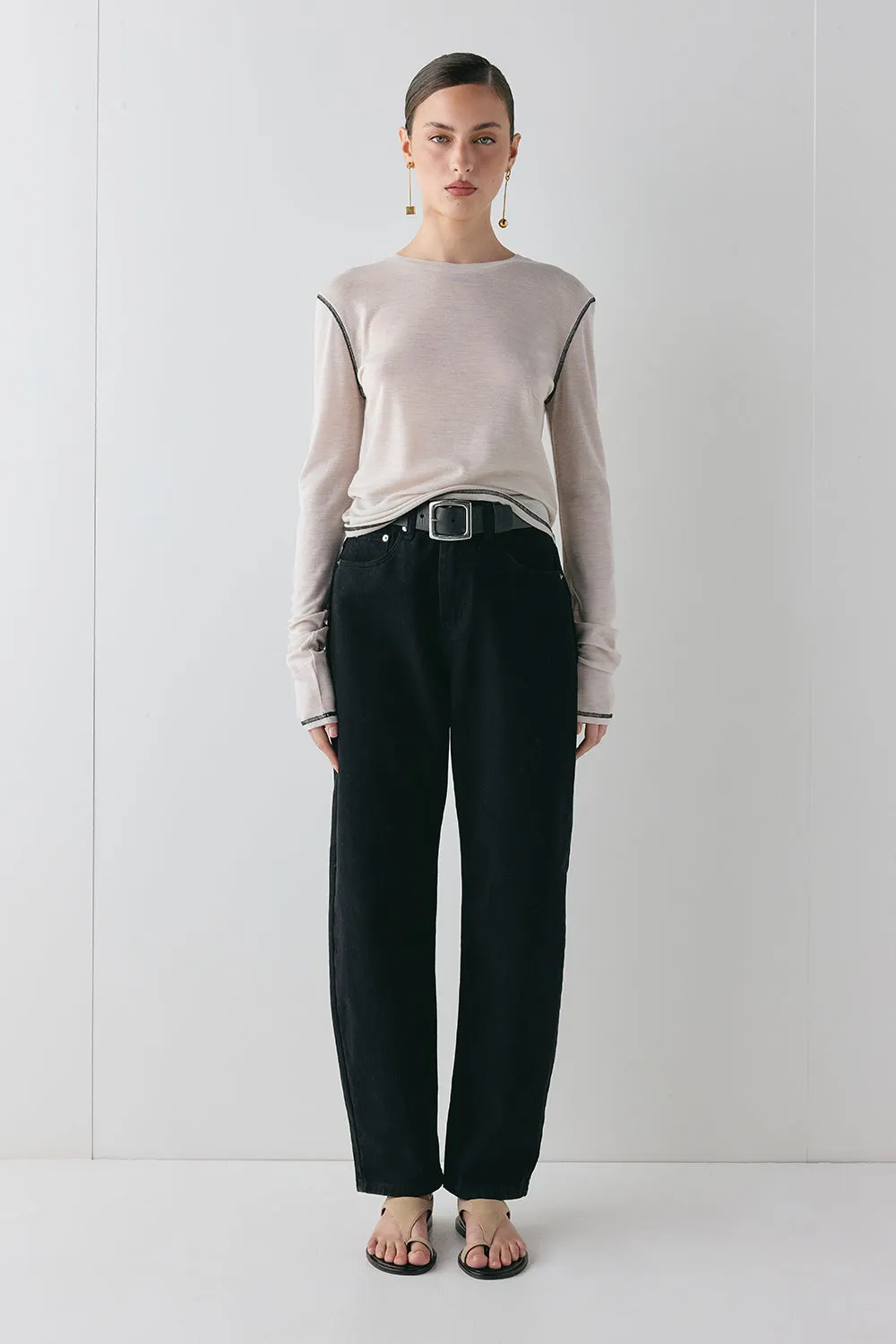 Anya Top Chalk sold by Verge Girl