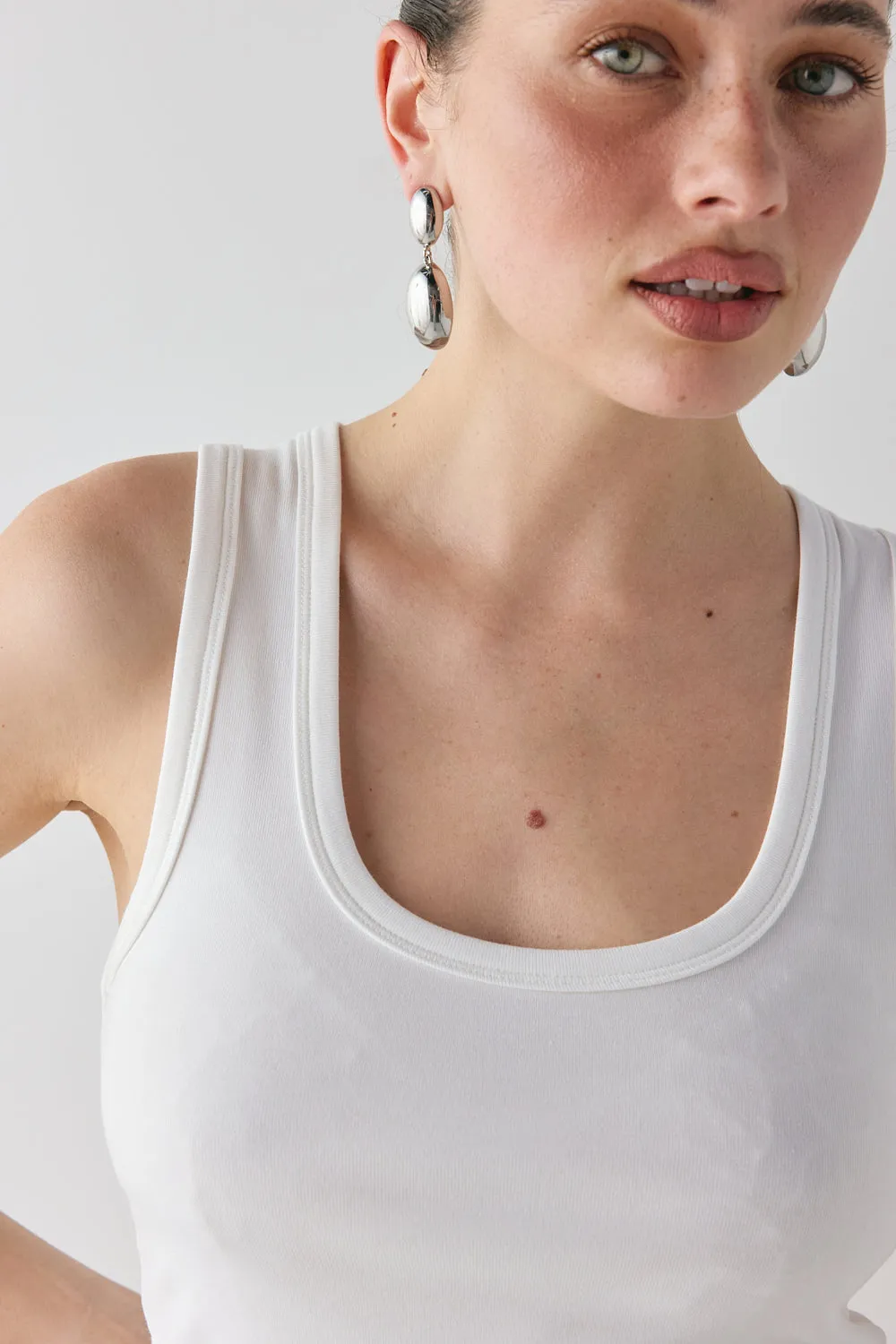 Cora Tank White sold by Verge Girl product image thumbnail 2