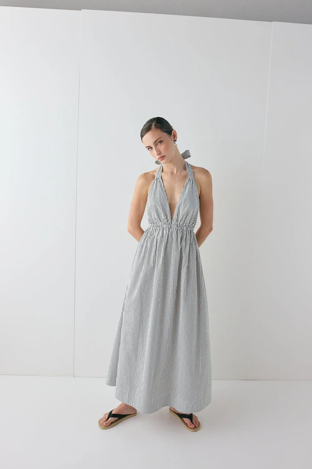 Demi Midi Dress Stripe sold by Verge Girl product image thumbnail 4