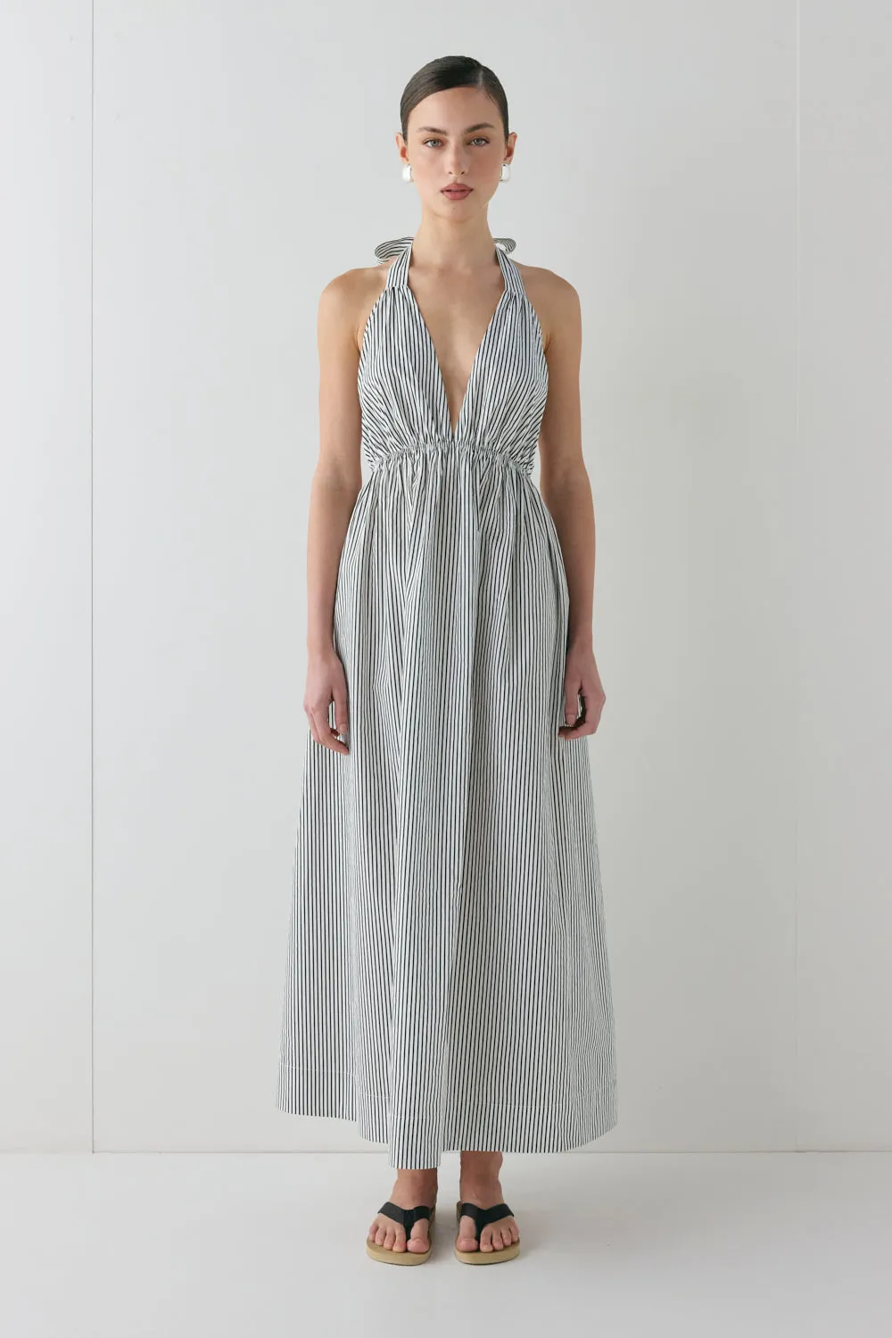 Demi Midi Dress Stripe sold by Verge Girl