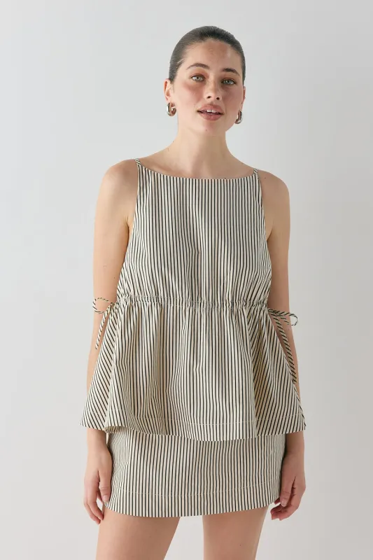 Indi Top Black Stripe sold by Verge Girl