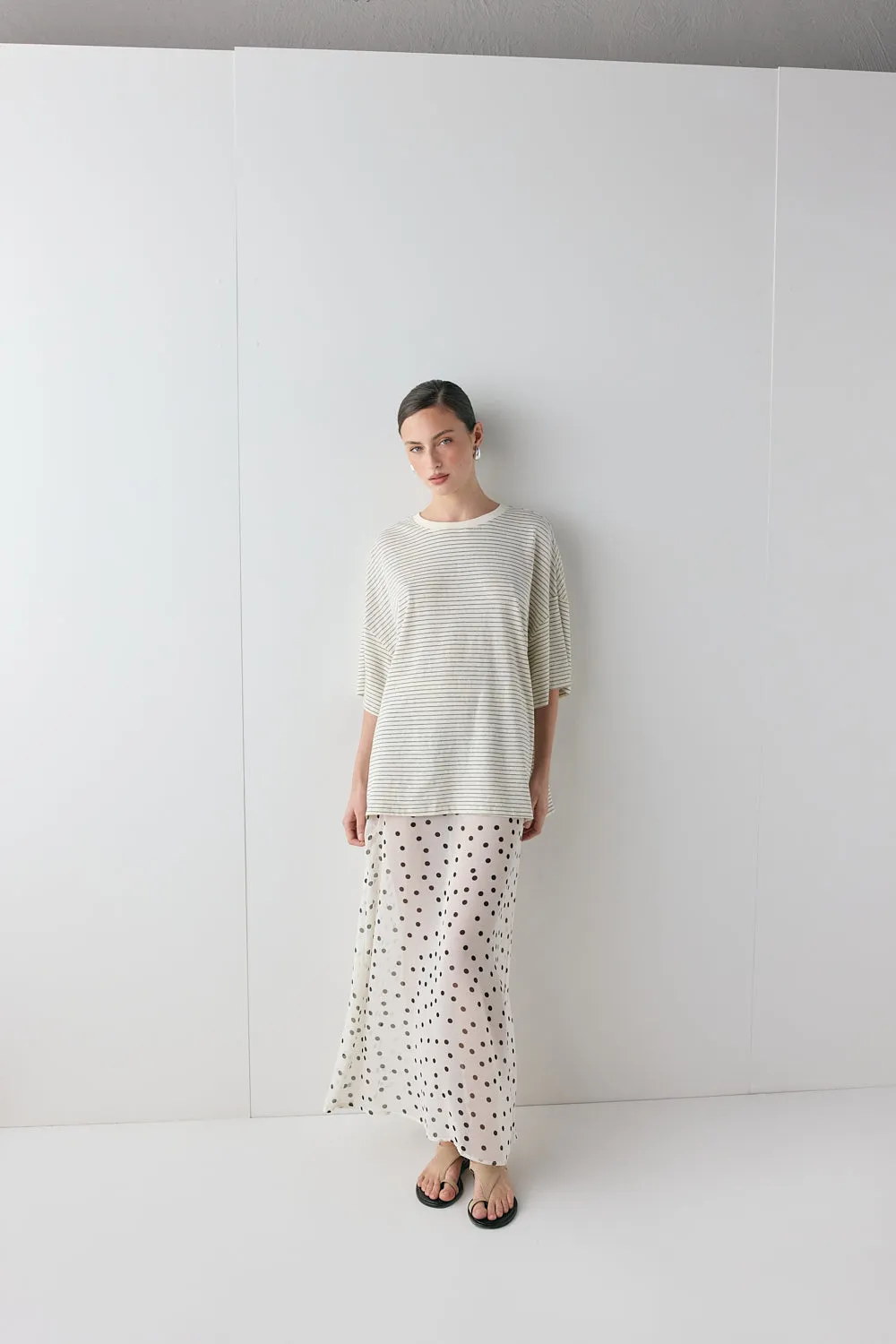 Willow Tee Grey Stripe sold by Verge Girl product image thumbnail 3