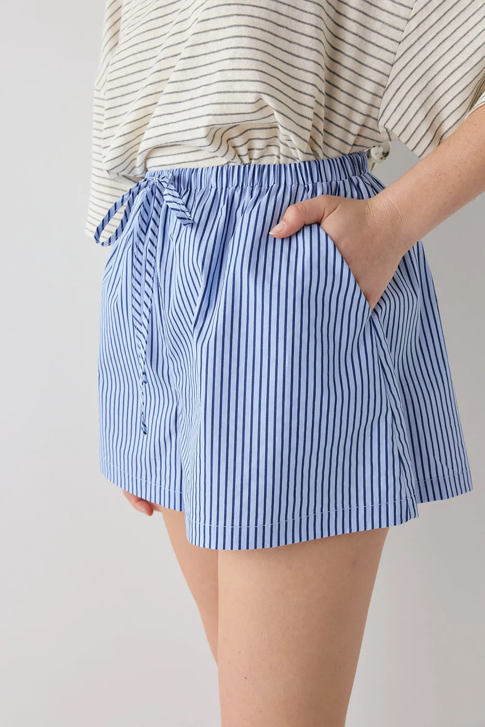Annika Shorts Blue Stripe sold by Verge Girl product image thumbnail 3