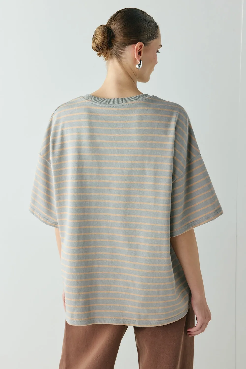 Willow Tee Apricot Stripe sold by Verge Girl product image thumbnail 5