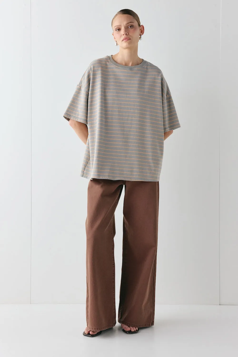 Willow Tee Apricot Stripe sold by Verge Girl product image thumbnail 3