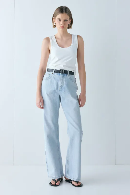 Franca Denim Jeans Washed Blue sold by Verge Girl