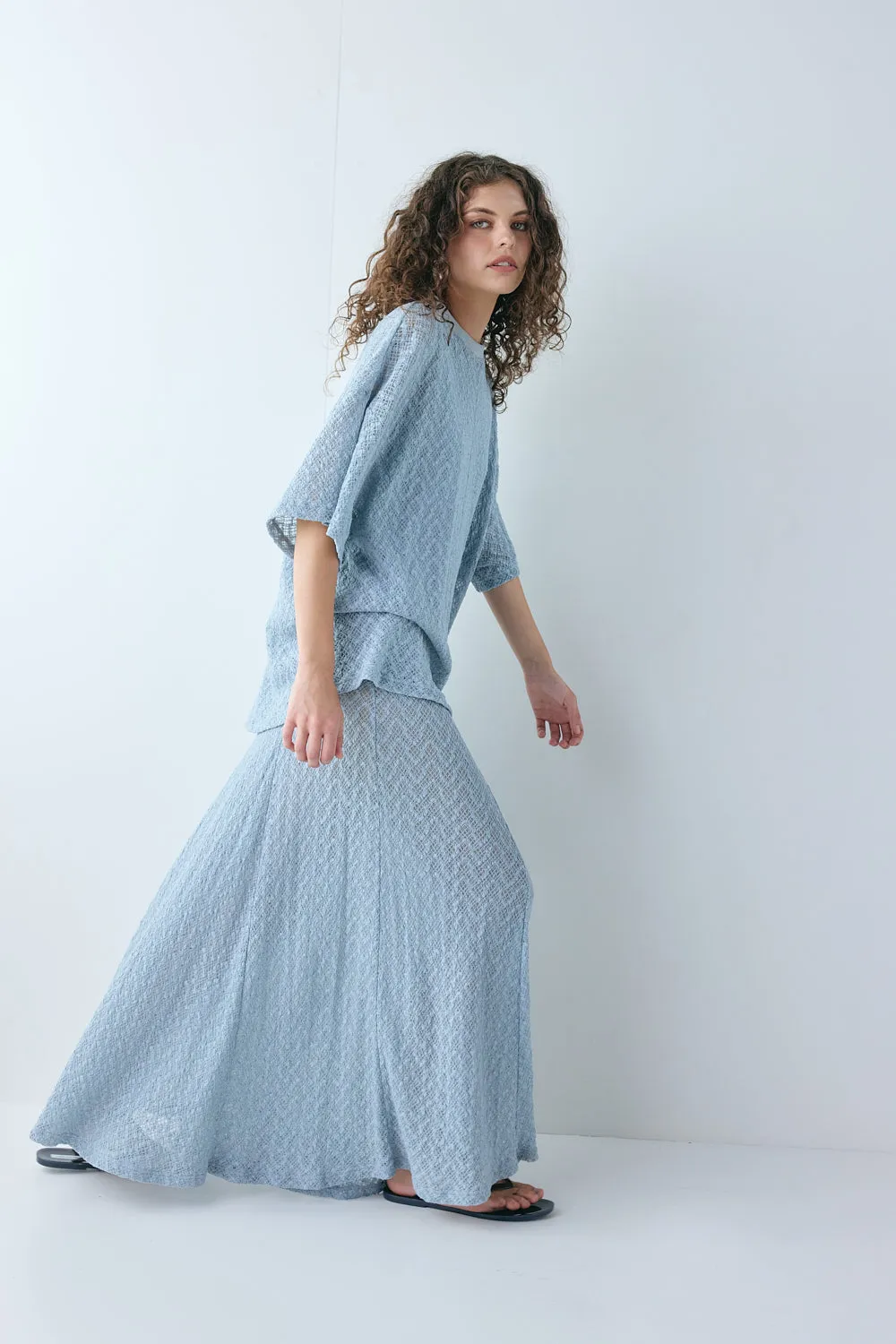 Willow Lace Tee Powder sold by Verge Girl product image thumbnail 3